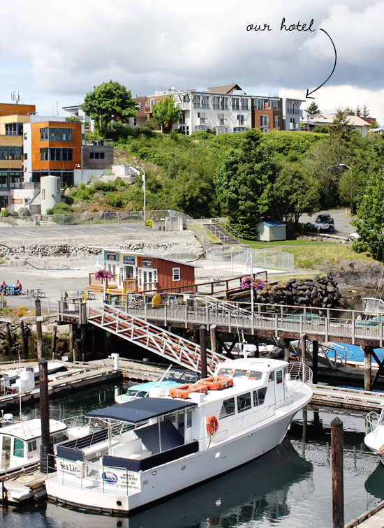 Our hotel in Friday Harbor