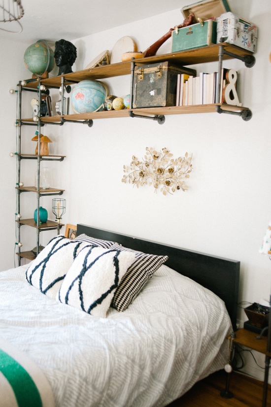 Bedroom with cute vintage details