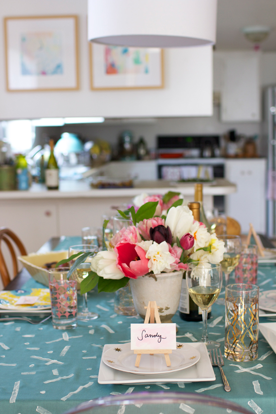 Mother’s Day lunch table settings