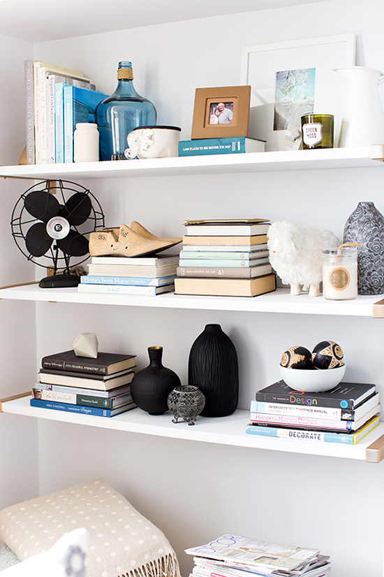 Shelf styling