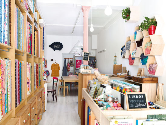 Black Oveja, a craft shop in Madrid, Spain