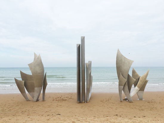 Omaha Beach memorial