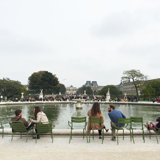 People-watching in Paris