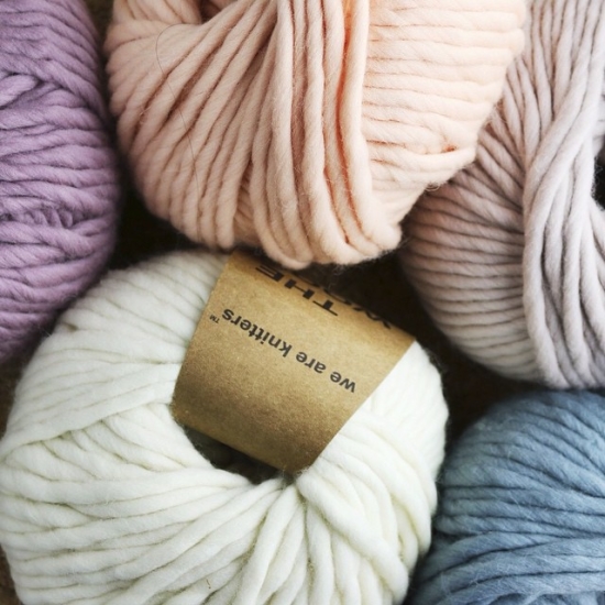 Beautiful colors of yarn