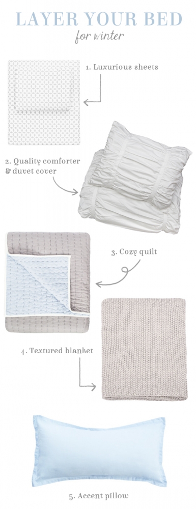 How to layer your bed for winter