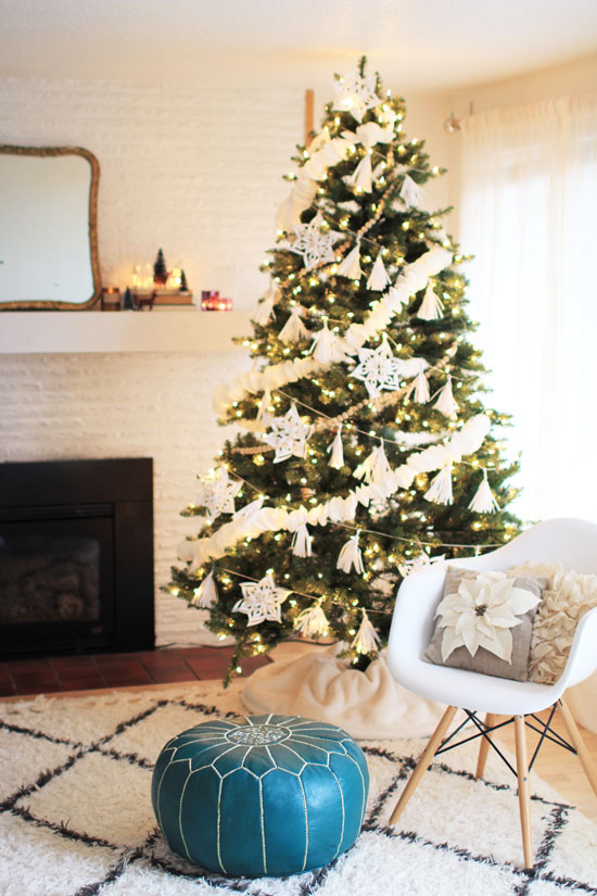Scandinavian-style Christmas tree