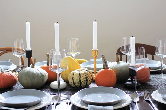 Fall tablescape