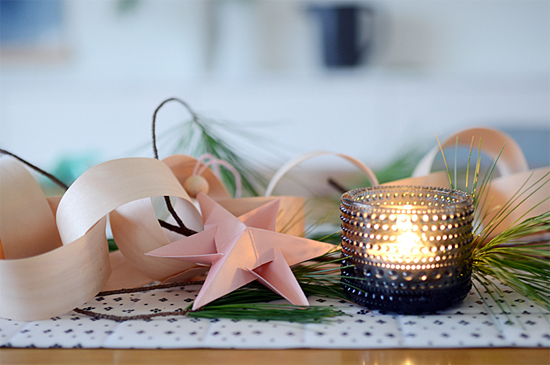 Christmas tablescape