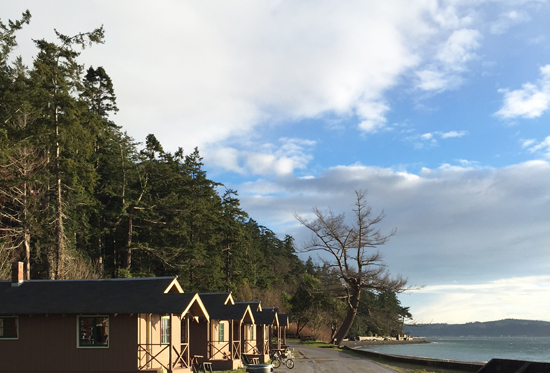 Cama Beach cabins