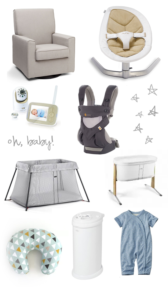 Oh, baby! Wish list / registry for a new baby