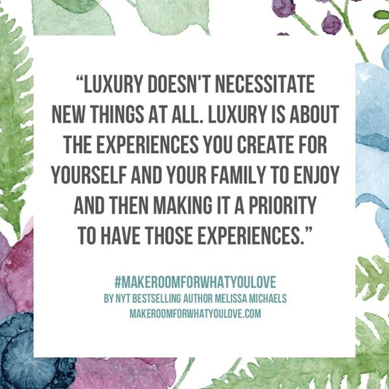 Rethink luxury