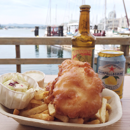 Delicious fish 'n chips in Victoria, BC