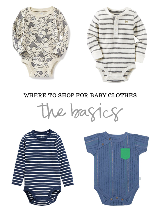 Where to shop for baby clothes: The Basics