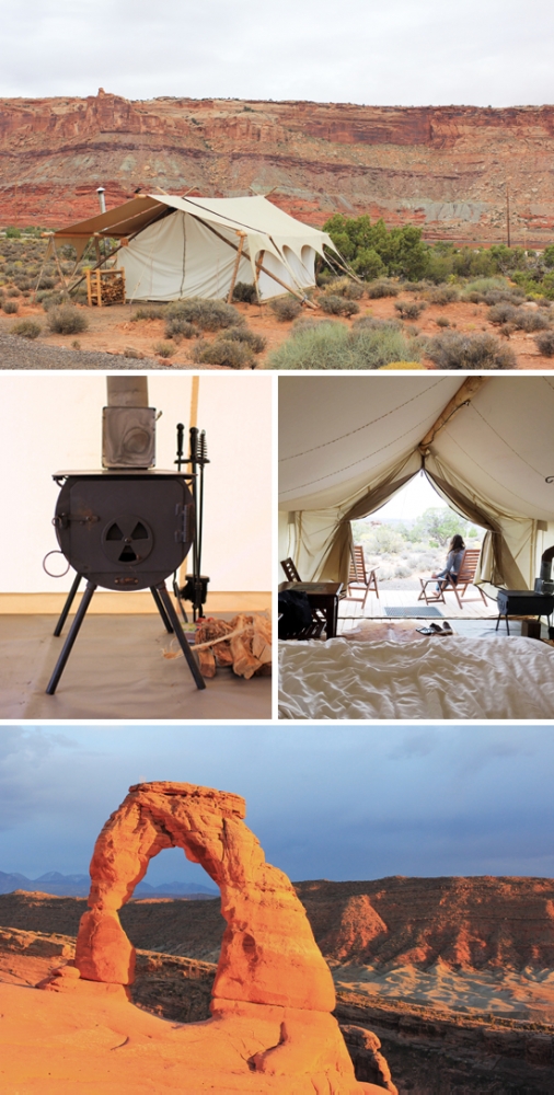 Moab Under Canvas - glamping right by Arches National Park
