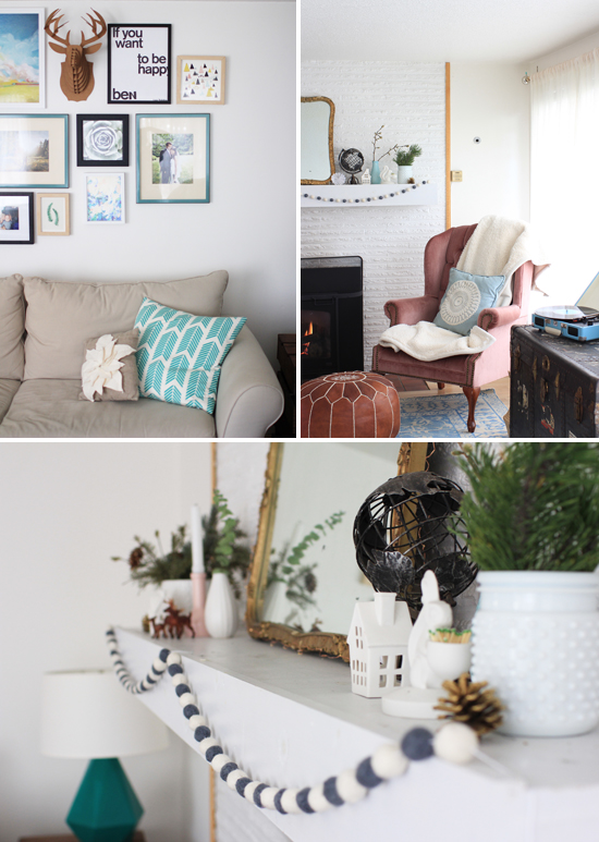 Simple living room updates for winter