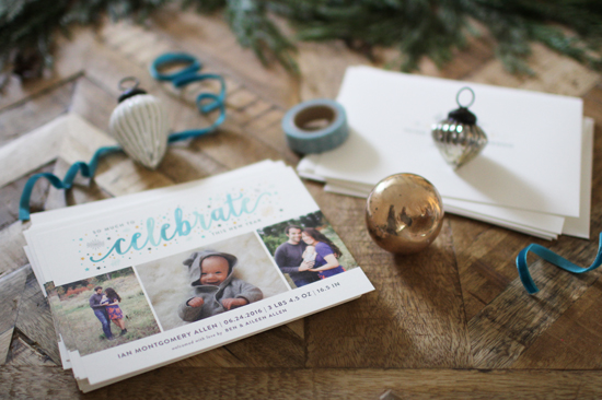 Our holiday card from Minted