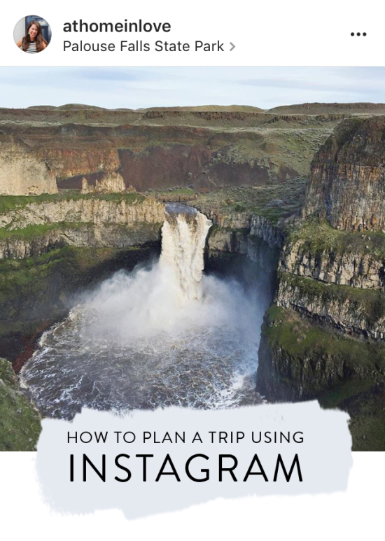 How to Plan a Trip Using Instagram