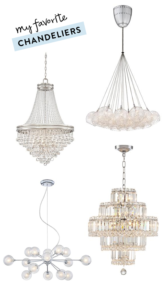 My favorite chandeliers from Lamps Plus
