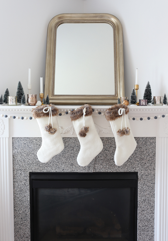 Mantel with stockings