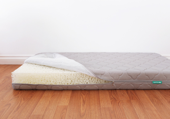 Breathable, washable crib mattress