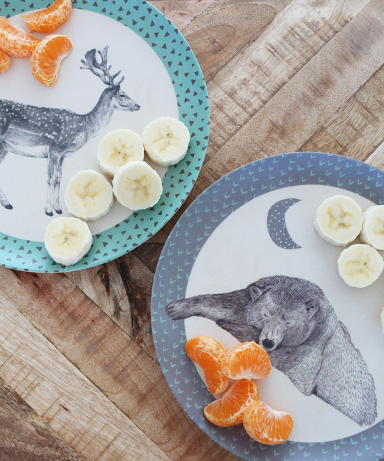 Cutest bamboo dinnerware for toddlers