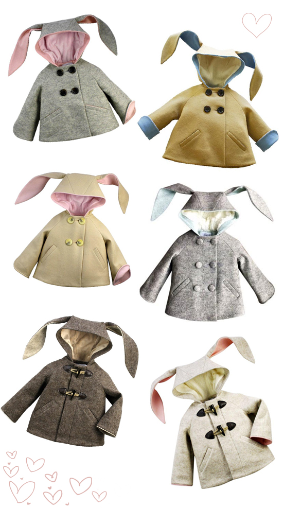 Adorable coats for your little bunny