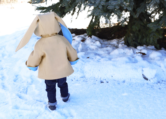 Kid's bunny coat from Little Goodall