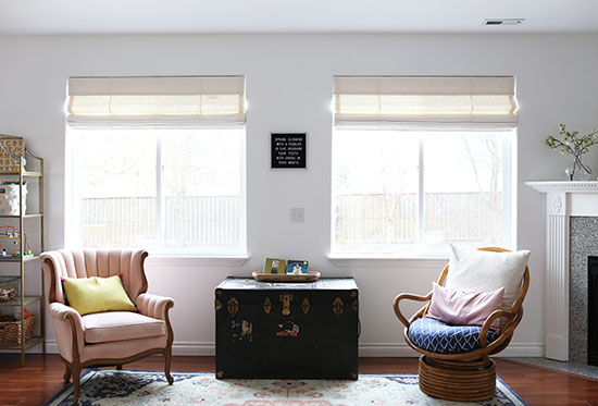 Family room updates for spring