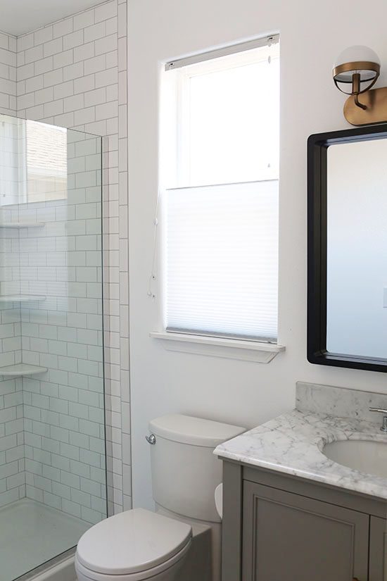 Bathroom window treatments 