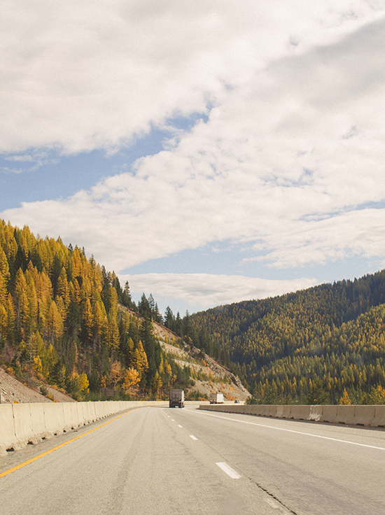 Drive to Whitefish in the fall