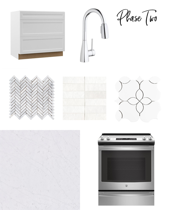 Kitchen remodel moodboard phase two