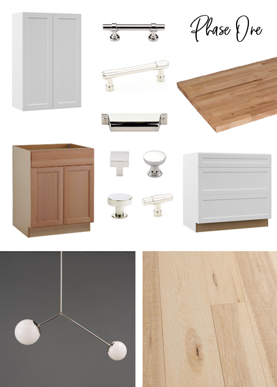 Kitchen remodel moodboard: phase one