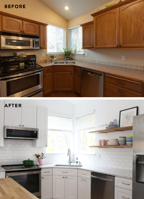 Before & after: our kitchen remodel 